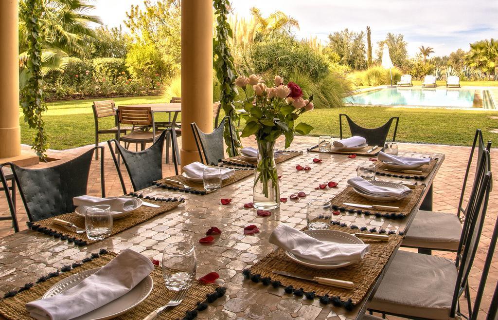 Villa De Luxe Avec Piscine Privee Et Golf Marraquexe Exterior foto