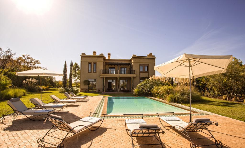 Villa De Luxe Avec Piscine Privee Et Golf Marraquexe Exterior foto